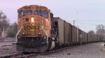 BNSF coal train DPU